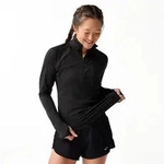 Brooks Damen Dash 1/2 Zip 3.0 schwarz