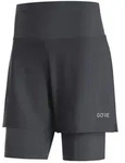Gore Damen R5 2in1 Shorts schwarz