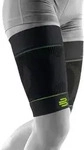 Bauerfeind Sports Unisex Compression Sleeves Upper Leg - lang schwarz