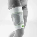 Bauerfeind Sports Unisex Compression Sleeves Upper Leg - kurz wei&szlig;