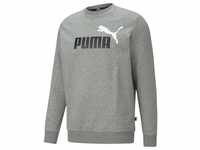 Puma Herren Essential 2 Col Big Logo Crew FL grau