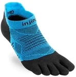 Injinji Unisex Run Lightweight No-Show blau