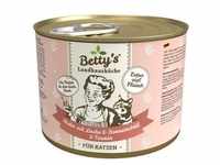 Betty's Landhausküche Huhn mit Lachs & Borretschöl 6 x 200g für Katze