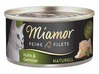 Miamor Feine Filets Naturelle Huhn & Gemüse 48x80 g