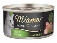 Miamor Feine Filets Naturelle Thunfisch & Gemüse 48x80 g