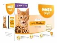 IAMS Delights Kitten Huhn in Sauce 12x85g