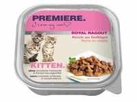 PREMIERE Royal Ragout Kitten Reich an Geflügel 16x100 g