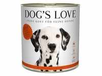 DOG'S LOVE Adult Classic 6x800g Rind mit Apfel & Spinat