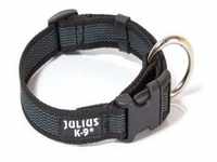 JULIUS-K9 Halsband 20mm x 27-42cm schwarz/ grau