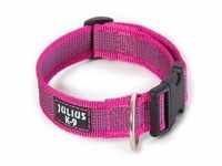 JULIUS-K9 Halsband 20mm x 27-42cm pink/ grau
