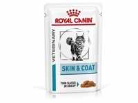 ROYAL CANIN Veterinary Skin & Coat, feine Stückchen in Soße 12x85 g