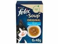 Felix Soup Suppe 6x48g Kabeljau, Thunfisch, Scholle
