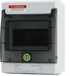 Offgridtec Verteilerkasten mit 6 TE und DIN-Schiene IP66 UV-best&auml;ndig wasser-...