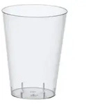 Papstar Trinkbecher, Polystyrol 12161 , 1 Packung = 50 St&uuml;ck, glasklar