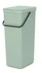 Brabantia Sort & Go Recycling-Beh&auml;lter, 40 L 212826 , Farbe: Jade Green
