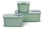 Mepal Easyclip Frischhaltedose, 3-teiliges Set 106180094700 , Farbe: nordic sage