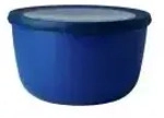 Mepal Frischhaltedose cirqula rund, 2000 ml 106214010100 , Farbe: vivid blue