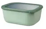 Mepal Frischhaltedose cirqula rechteckig, 3000 ml 106261094700 , Farbe: nordic sage