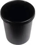helit Papierkorb "the german" mit Rand, 30 Liter Farbe: braun