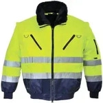 PORTWEST&reg; Warnschutz Pilotenjacke 3in1 PJ50, gelb/marine PJ50 , 1 St&uuml;ck, Gr&ouml;&szlig;e: L