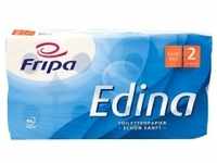 Fripa Edina Toilettenpapier, 2-lagig 1010808 , 1 Packung = 8 Rollen à 250 Blatt