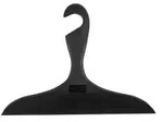 WENKO Duschabzieher Loano, schwarz 24632100 , Wischbreite: 23 cm