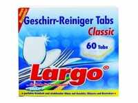 LARGO Geschirr-Reiniger Tabs Classic 60116 , 1 Packung = 60 Tabs à 18 g
