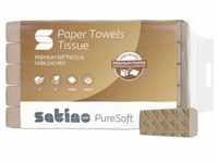 Satino PureSoft Handtuchpapier, V-Falz, 24 x 23 cm, PT3 277540 , 1 Packung = 20