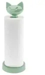 Koziol K&uuml;chenrollenhalter MIAOU, Abrollstopp 7225703 , Farbe: gr&uuml;n