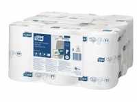 Tork Midi Toilettenpapier T7 Premium, 3-lagig, weiß 472139 , 1 Paket = 18 Rollen x
