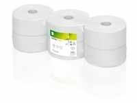 Satino comfort Toilettenpapier Großrollen, 2-lagig, hochweiß 316790 , 1 Paket...