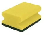 Sito Sp&uuml;lschwamm Vlies, medium 530960/40479 , 1 Packung = 10 Schw&auml;mme, gelb/schwarz