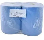 Papierputztuch auf Rolle, 36x38 cm, 3-lagig, blau AG-079 , 1 Paket = 2 Rollen