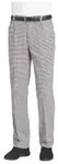 Leiber Kochhose, mit Dehnzone, unisex, schwarz/wei&szlig; 12/5730/25-42 , Gr&ouml;&szlig;e: 42