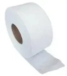 Jumbo-Toilettenpapier, Tissue, 2-lagig, hochwei&szlig;, 180 m AG-021 , 1 Paket = 12 Rollen