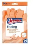 Spontex Feeling Handschuh 12110087 , 1 Paar, Gr&ouml;&szlig;e 7-7,5