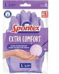 Spontex Haushaltshandschuhe, extra Comfort, Naturlatex 12307018 , 1 Packung = 1...
