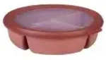 Mepal Bento Cirqula Bowl, mit 3 F&auml;chern, rund 106219078700 , Farbe: vivid mauve