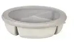 Mepal Bento Cirqula Bowl, mit 3 F&auml;chern, rund 106219032500 , Farbe: nordic white