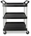 Rubbermaid Mehrzweckwagen f&uuml;r mittlere Beanspruchung, offen FG342488BLA , Farbe: