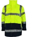 safestyle&reg; Warnschutz-Parka 4-in-1 SPENCER, gelb/marine 23548 , 1 St&uuml;ck, Gr&ouml;&szlig;e: S