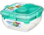 Sistema Frischhaltedose Salad TO GO, auslaufsicher 21356 , 1 Frischhaltedose,