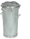 RENNER System-M&uuml;lleimer feuerverzinkt 2033-00 , 50 l, H&ouml;he: 690 mm