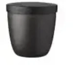Mepal Ellipse Snackpot 500 ml, &Oslash; 10,7 cm 107653041100 , Farbe: nordic black