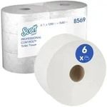 SCOTT&reg; ControlTM Toilettenpapier, 2-lagig 8569 , 1 Karton = 6 Rollen &agrave; 1280 Blatt