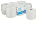 SCOTT&reg; EssentialTM Handtuchrollen, 1-lagig, wei&szlig; 6687 , 1 Paket = 6 Rollen &agrave;...
