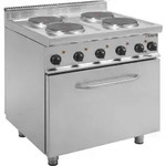 SARO Elektroherd mit Elektrobackofen E7/CUET4LE 423-1080 , Ma&szlig;e (L x B x H): 700 x