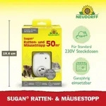 Neudorff Sugan Ratten- und M&auml;useStopp, mit Ultraschalltechnologie 3037 , 50 m2, 1