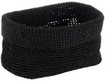 APS H&auml;kelkorb, schwarz 30396 , Ma&szlig;e (L x B x H): 24 x 17 x 12 cm