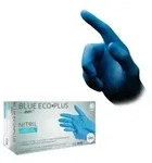 BLUE ECO-PLUS Nitrilhandschuhe, puderfrei, blau 01198-XXL , 1 Packung = 90 St&uuml;ck,